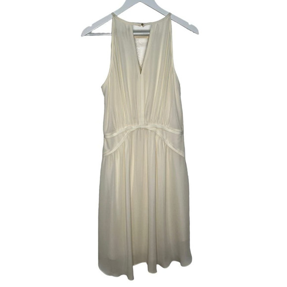 Banana Republic Monogram Chiffon Halter Dress - 10 - Picture 2 of 5